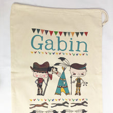 Load image into Gallery viewer, Personalised Cowboys & Indians Toysack