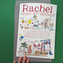 Load image into Gallery viewer, Personalised Big Milestone 21st Birthday Card