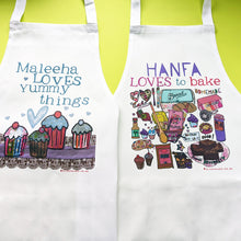 Load image into Gallery viewer, Personalised childs apron
