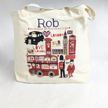 Load image into Gallery viewer, Personalised About London Town Bag