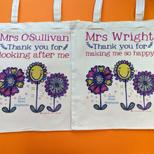 Load image into Gallery viewer, Personalised Thank You For Helping Me Grow Teacher Bag