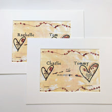 Load image into Gallery viewer, Personalised 'Smiling Widely' Mounted Print