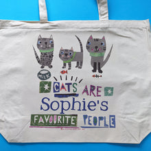 Load image into Gallery viewer, Personalised Cat Lady Bag
