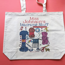 Load image into Gallery viewer, Personalised Macramé Bag