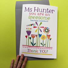 Load image into Gallery viewer, Personalised Big Thank You Card
