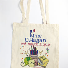 Load image into Gallery viewer, Personalised French Teacher Bag
