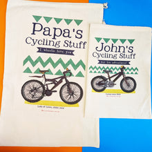 Load image into Gallery viewer, Personalised 'On Yer Bike' Cycling Storage Bag