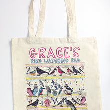 Load image into Gallery viewer, Personalised Bird Watchers Bag