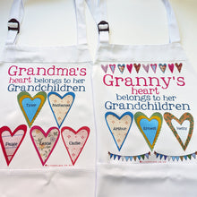 Load image into Gallery viewer, Personalised Hearts Apron