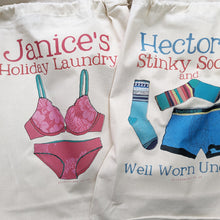 Load image into Gallery viewer, Personalised Travel Laundry Bag