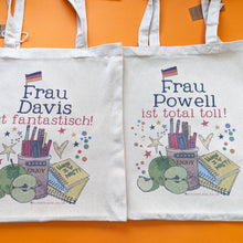 Load image into Gallery viewer, Personalised German Teacher Bag