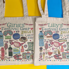 Load image into Gallery viewer, Personalised Festival Survival Bag