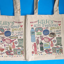 Load image into Gallery viewer, Personalised Festival Survival Bag
