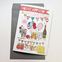 Load image into Gallery viewer, Personalised Big New Baby Card