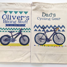 Load image into Gallery viewer, Personalised 'On Yer Bike' Cycling Storage Bag
