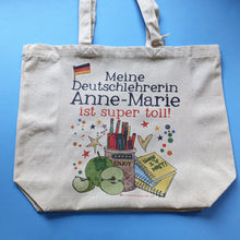 Load image into Gallery viewer, Personalised German Teacher Bag