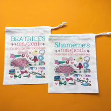 Load image into Gallery viewer, Personalised Magical Hair Clips And Bobbles Bag