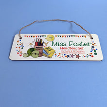 Load image into Gallery viewer, Personalised Teacher Sign