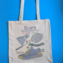 Load image into Gallery viewer, Personalised Badminton Kit Bag