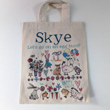 Load image into Gallery viewer, Set Of Five Personalised Easter Hunt Bag