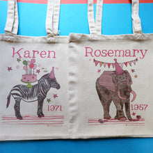 Load image into Gallery viewer, Personalised Birthday Bag