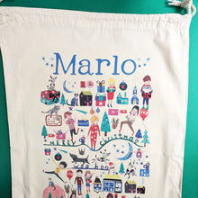 Load image into Gallery viewer, Personalised Merry Christmas Gift Sack
