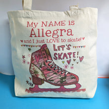 Load image into Gallery viewer, Personalised Love To Ice Skate Bag
