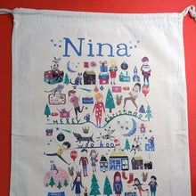 Load image into Gallery viewer, Personalised Merry Christmas Gift Sack