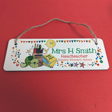 Load image into Gallery viewer, Personalised Teacher Sign