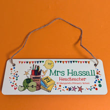 Load image into Gallery viewer, Personalised Teacher Sign