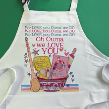 Load image into Gallery viewer, Personalised 'Love You' Apron