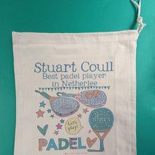 Load image into Gallery viewer, Personalised Padel Tennis Kit Bag