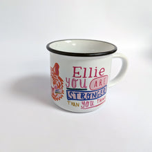 Load image into Gallery viewer, Personalised Tiger Mug 'Stronger Than You Think'