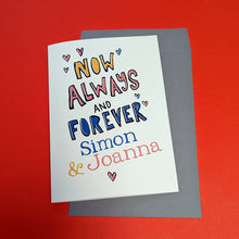 Load image into Gallery viewer, Personalised Big Valentine Love Card