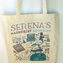 Load image into Gallery viewer, Personalised Travelling The World Gift Bag