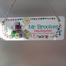 Load image into Gallery viewer, Personalised Teacher Sign