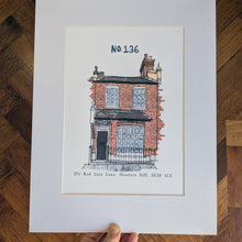 Load image into Gallery viewer, Personalised House Illustration Print