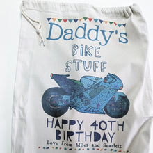 Load image into Gallery viewer, Personalised Motor Bike Storage Bag