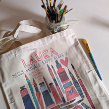 Load image into Gallery viewer, Personalised Creating Happiness Canvas Bag