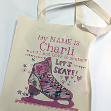 Load image into Gallery viewer, Personalised Love To Ice Skate Bag