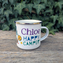 Load image into Gallery viewer, Personalised Enamel Camping Mug