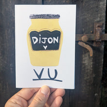 Load image into Gallery viewer, Dijon Vu Mustard Greeting Card – Free Personalisation