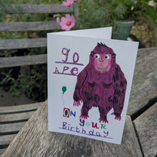 Load image into Gallery viewer, Go Ape On Your Birthday Greeting Card – Free Personalisation