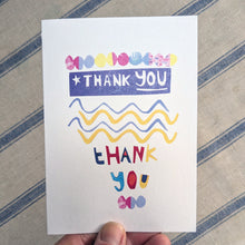 Load image into Gallery viewer, Thank You Thank You Greeting Card – Free Personalisation