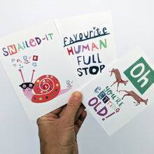 Load image into Gallery viewer, Oh Dear You're Getting Old! Deer Greeting Card – Free Personalisation