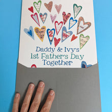 Load image into Gallery viewer, Personalised Big Father's Day Card