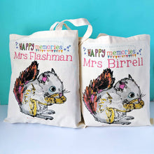 Load image into Gallery viewer, Happy Holidays Personalised Teacher Bag