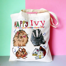 Load image into Gallery viewer, Happy Holidays Personalised Teacher Bag