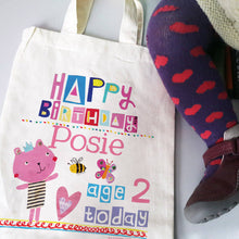Load image into Gallery viewer, Personalised 2nd Birthday Tiny Treasure Bag