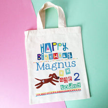 Load image into Gallery viewer, Personalised 2nd Birthday Tiny Treasure Bag
